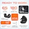 Delton M201D Wireless Computer Headset Stereo Bluetooth Headphones Over the Ear Comfort Cups w/ Microphone DBHM201D - alternate 3